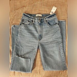Abercrombie & Fitch The 90s Straight Ultra High Rise Jeans Size 26 Regular